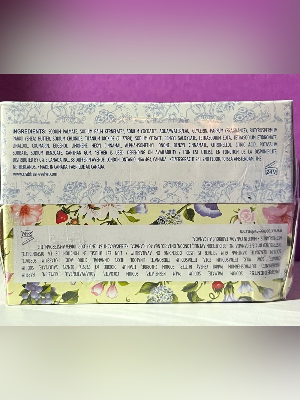 Crabtree & Evelyn Bar Soap 2 pack - Nantucket Briar & Summer Hill - Picture 3 of 4